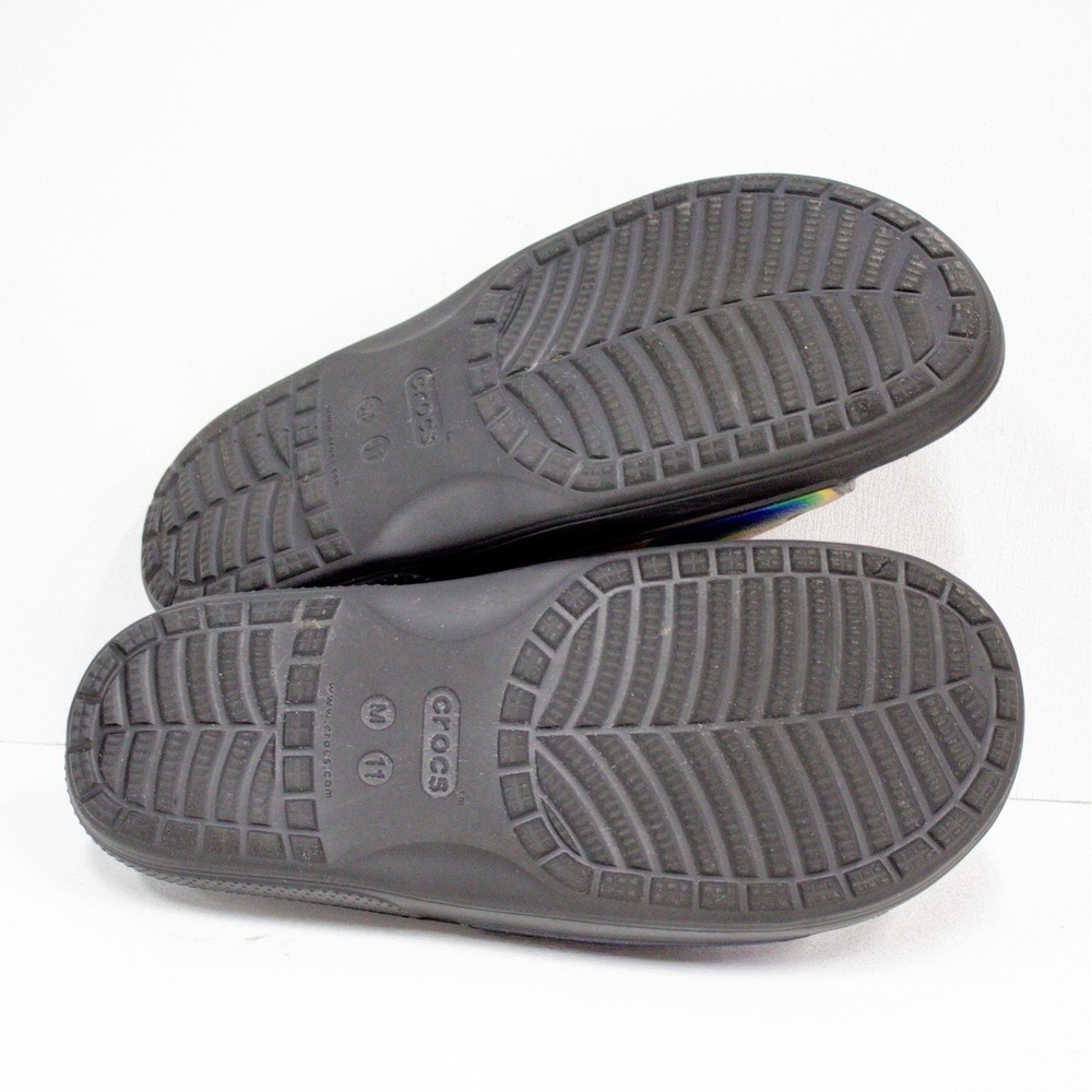 Crocs Classic Slide Tie Dye Multicolor Comfort Slip Ons Mens Size 11 Flip Flop - Picture 7 of 10
